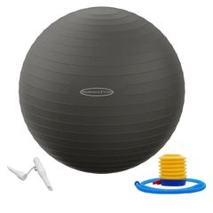 Exercise ball with pump