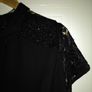 Black lace sequence short's jumpsuit Image 2