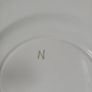 green transferware plate , farmhouse plate, green patterned plate Image 5