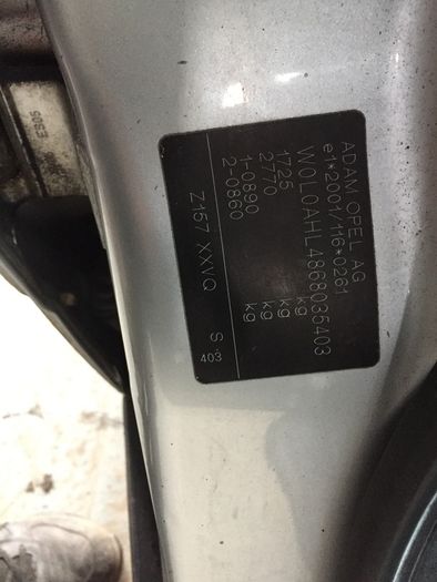 2006 opel astra 1.4 petrol for parts