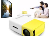 main image for ad Mini Portable LED Projector 1080P HD Home Cinema Theater System PC Laptop iPhone