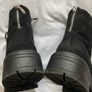 Ladies Schuh Black Suede Ankle Boots, Size 40 / 7 Image 8