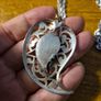 Vintage Pewter Pendant Image 3