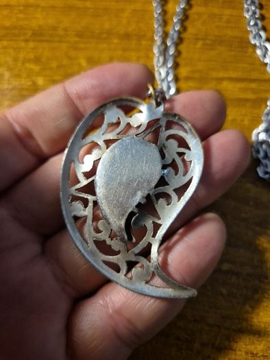 Vintage Pewter Pendant