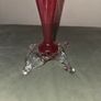 Hand Blown Antique Cranberry Glass Vase Image 5