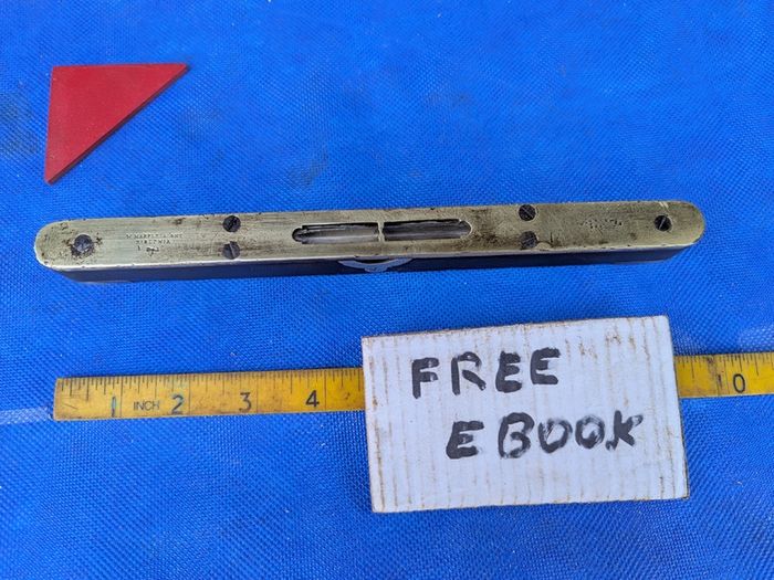 Ebony & Brass Spirit Level