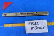 Ebony &amp; Brass Spirit Level