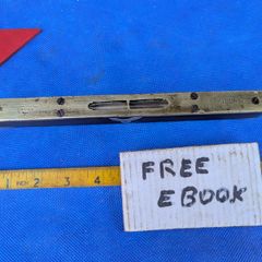 Ebony & Brass Spirit Level