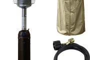 Table Patio Gas Heater 4.5 kW, Mini Pure Stainless Steel Piezoelectric Ignition New in Box
