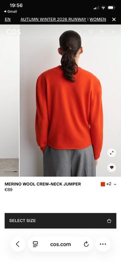COS merino wool jumper