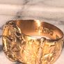 18ct Gold Buckle Ring - Size K Image 3