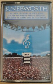 Various - Knebworth The Album 2 x Cassette Tape (1990) Pink Floyd, Dire Straits, Genesis etc EX+