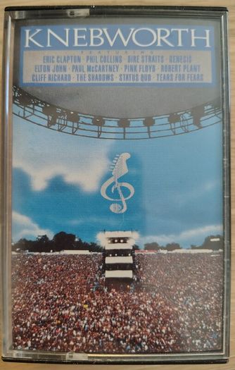 Various - Knebworth The Album 2 x Cassette Tape (1990) Pink Floyd, Dire Straits, Genesis etc EX+