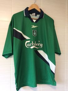 Liverpool Jersey.  Official Reebok Mens Away Jersey. Season 1999/2000. True Vintage From The Time. Not A Modern Remake.