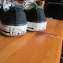 Black Converse   size 4 Image 6