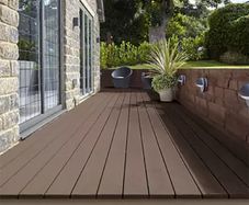 AlphaDeck - Composite Decking - Walnut