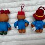 Set of 3 McDonald's Happy Meal The Adventures of Paddington 2023 Xmas Cracker Reindeer Christmas Suit Used Please see Pictures Image 6