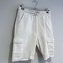 Pre Owned F&F Light Grey Marled Cargo Sweat Shorts Image 2