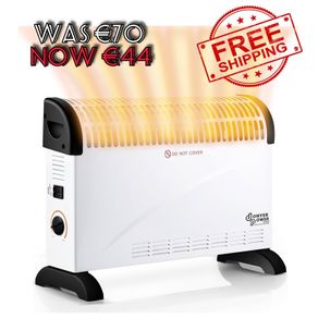 NEW SALE | Convector Radiator Heater 2000W Room Heating with Adjustable Thermostat