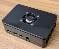 Raspberry Pi 4 and 5 housing Case with cooling fan