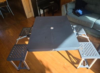 Camping Folding Table Chairs Set