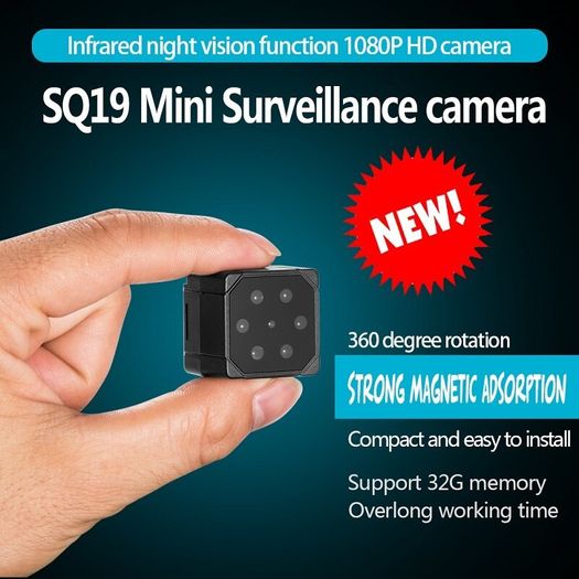 Portable Mini Camera Espion Enregistreur with Motion Detective Sensor Vision Nocturne Cameras Miniature Micro Secret Cam SQ19