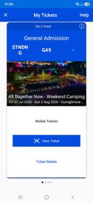 2 All Together Now Tickets + Boutique Camping