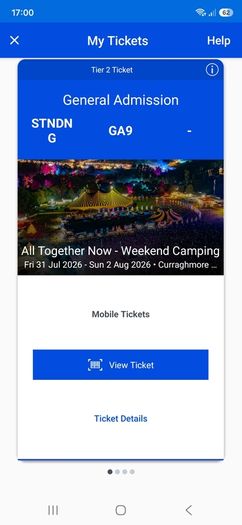 2 All Together Now Tickets + Boutique Camping