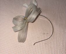 Cream Fascinator