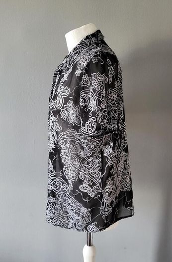 Dunnes black & white blouse, Size 20