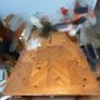 solid wood table & 6 chairs Image 2