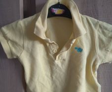 6/9 month yellow top worn once