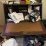 Wooden old desk (Vintage maybe?) Image 3