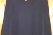 Black Blouse With Lace Cuff Size 10