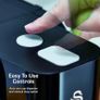 Instant Hot Water Dispenser with 1.5L Tank Capacity, Two Button Operation, Removable Drip Tray, Boil Dry Protection, 1850-2200W, Black Image 2