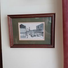 Framed Vintage Print: "Dublin in the Rare Old Times" (Artist's Impression)