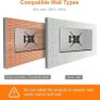 NEW SALE Swivel TV Wall Bracket, for 26-55 inch Screens, for Flat & Curved TV up to 30KG, Tilt Image 2