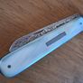 Sterling silver hallmarked mother of pearl Fruit Knife Image 3