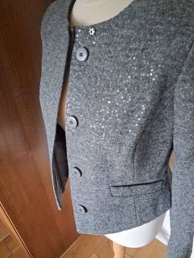 Stunning Dressy Sparkly Blazer Jacket New Size 10P