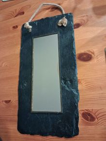 Handcrafted Slate Mirror