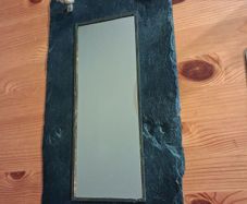 Handcrafted Slate Mirror