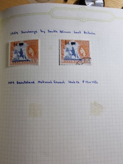 Stamp album 153 Botswana, Lesotho