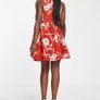 Ted Baker Enyaa Floral Print Skater Mini Dress Image 6
