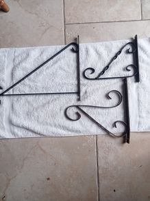 PRICE DROP Hanging basket brackets X 3