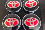 4 x Toyota Centre Caps - 60mm (For Aftermarket) FREE POST