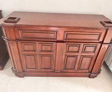 Mahogany buffet & bar (2 pieces)