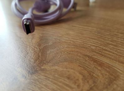 Pink phone charger cable