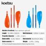 Kayak paddle L-232cm. 4 sections. Brand new Image 3