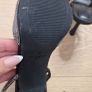 Black & Silver Rhinestone Heels Uk6 Image 5