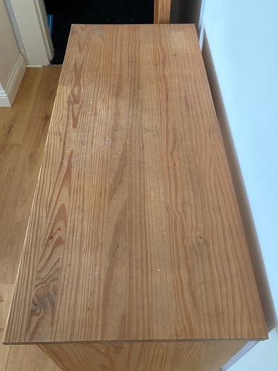 wooden desk
